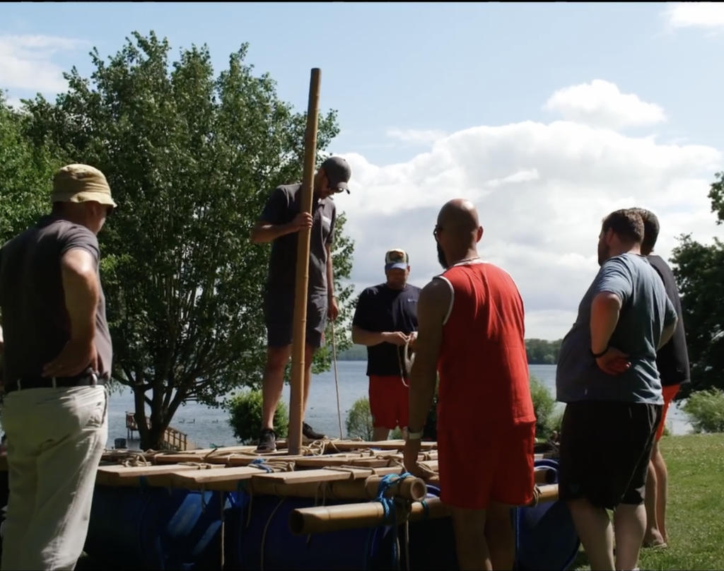 tagungshotel whitman teambuilding flossbau